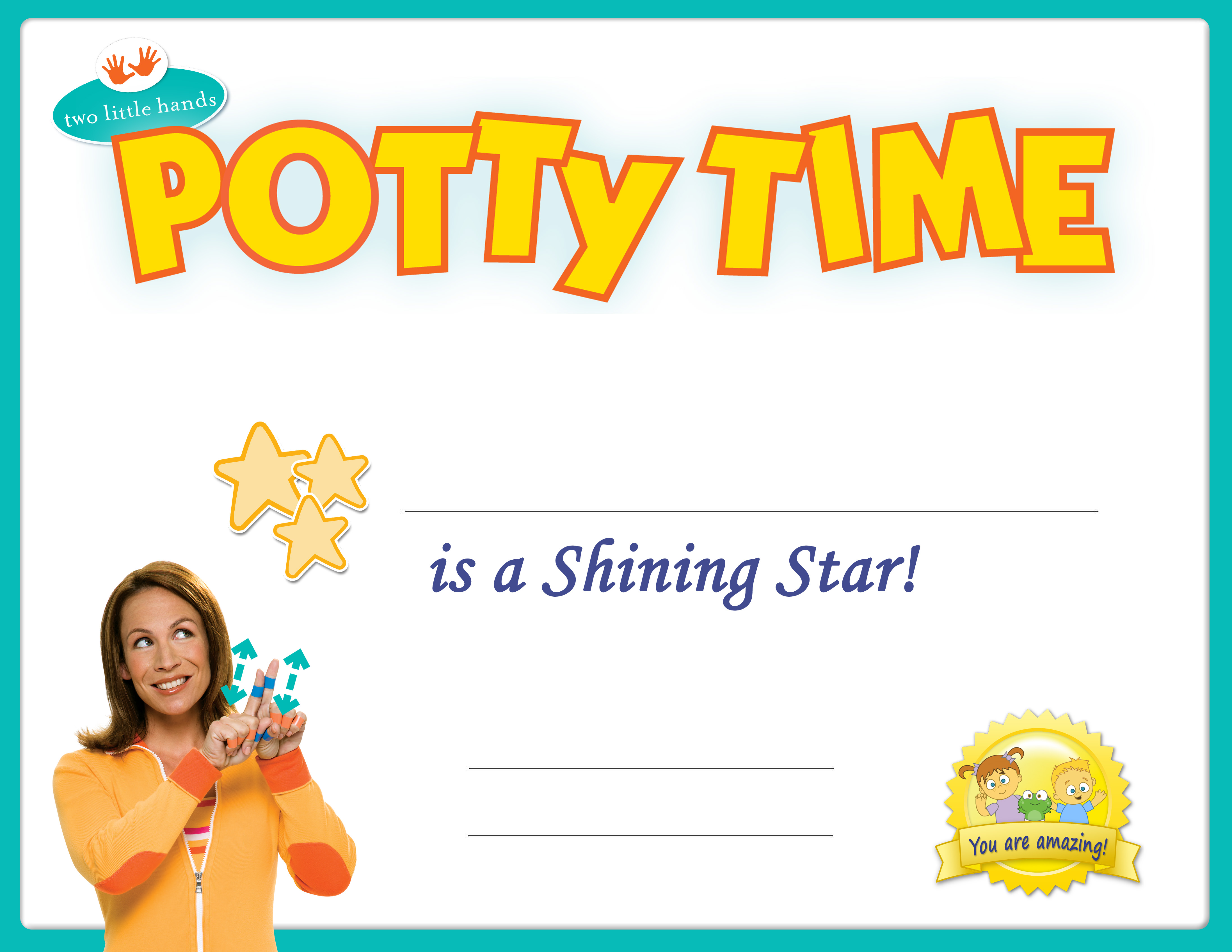 Free Printable Potty Training Certificate Printable Templates